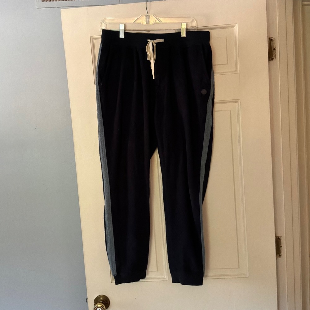 Outerknown Terry Joggers Navy Blue Organic Cotton Sweatpants Mens M Lounge Surf
